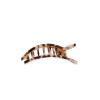 Teleties Small Flat Rectangle Hair Clip Blonde Tortoise