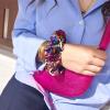 Laure Derrey Scrunchie Frida blau/rosa