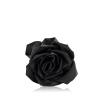Solar Eclipse Rosen Haarklammer Satin schwarz