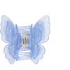 Dark Butterfly Hair Claw Ibiza Blue
