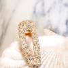 CG Home Dreieckige Haarspange Champagner glitzer