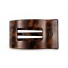 Teleties Medium Flat Rectangle Hair Clip Tortoise