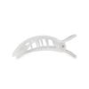 Teleties Small Flat Square Hair Clip Coconut White