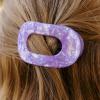 Teleties Flat Round Clip medium Lavender Mist