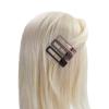 Helly Hair Paper Clip eckig braun