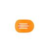 Teleties Flat Round Clip tiny Day Rave 1 St