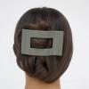 Teleties Large Flat Rectangle Hair Clip Sage It Ain't So