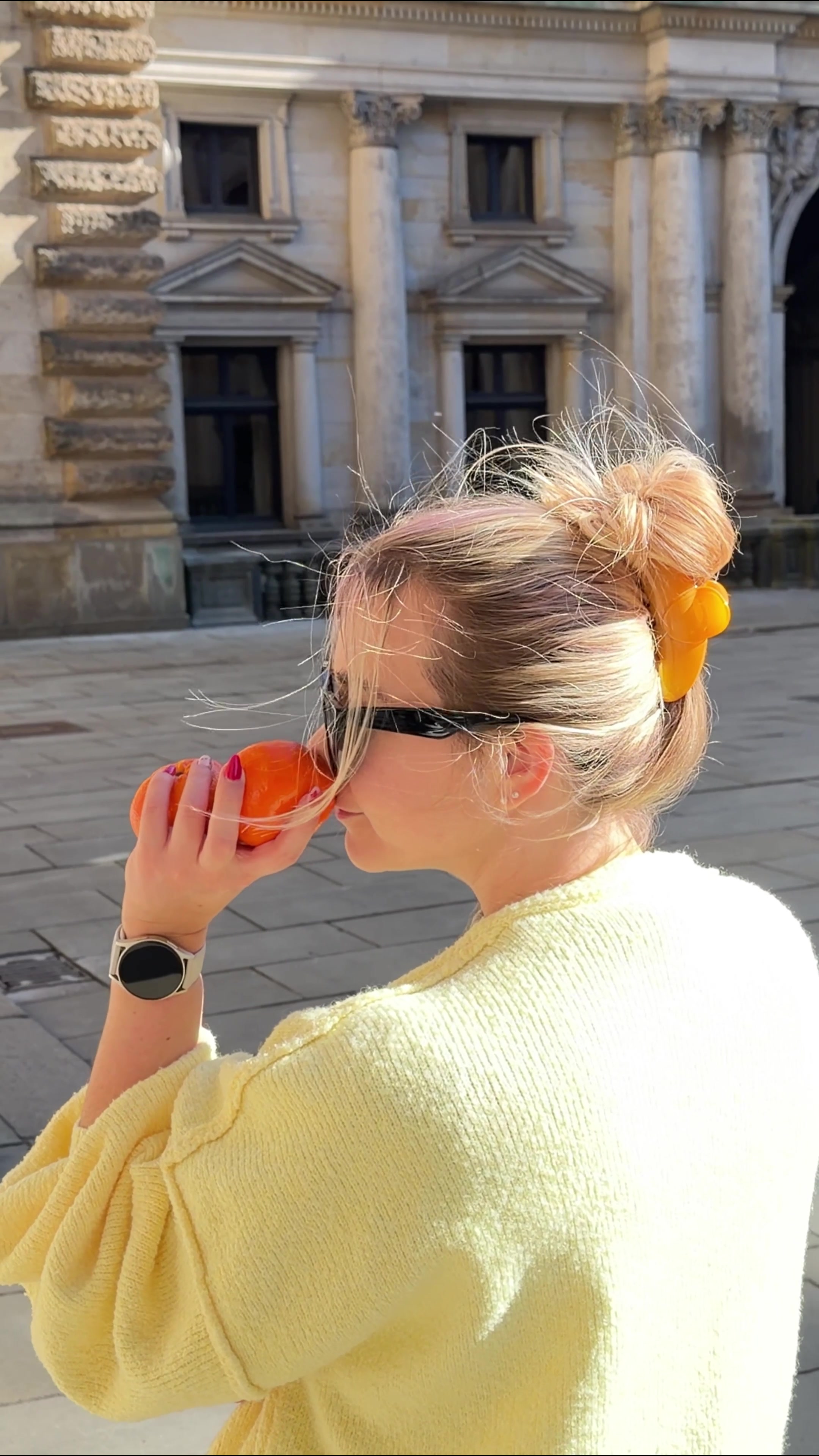 Helly Hair Haarklammer Emma Mandarine